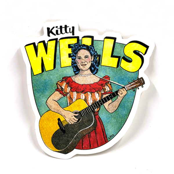 Kitty Wells sticker